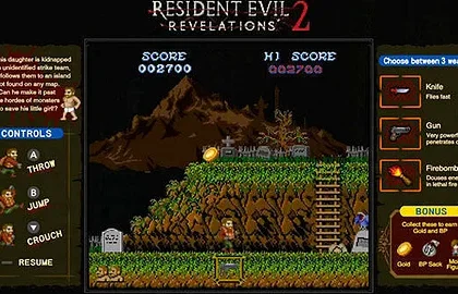 Resident Evil: Revelations 1-2 dostanou na konzoli Switch exkluzivní retro minihry
