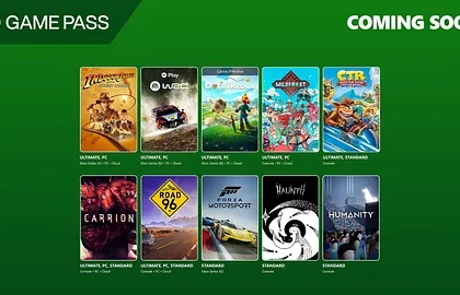 Představeny nové hry do předplatného Game Pass - Indiana Jones and the Great Circle i Crash Team Racing Nitro-Fueled