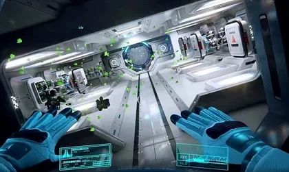 10 minut z vesmírné hry ADR1FT