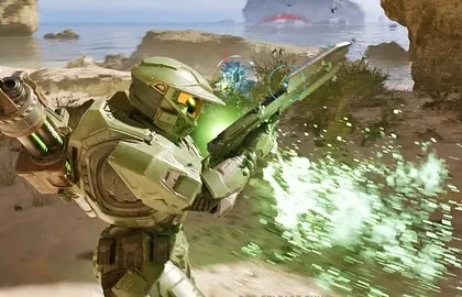 Gameplay videa z hraní akční hry Halo: Campaign Evolved