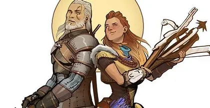 CD Projekt RED pogratuloval Guerrilla Games ke hře Horizon, pěkné artworky s Geraltem a Aloy