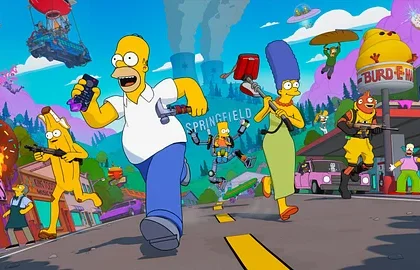 Akční hra Fortnite dostala bláznivou crossover sezónu se seriálem Simpsonovi