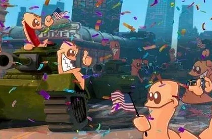 Hodina z hraní hry Worms W.M.D