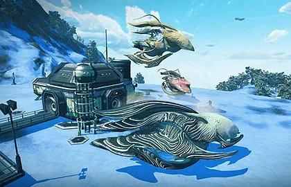 No Man's Sky dostává s posledním updatem žijící vesmírné lodě