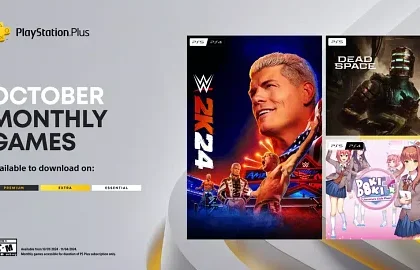 Předplatné PlayStation Plus Essential nabídne v říjnu hry WWE 2K24 a Dead Space
