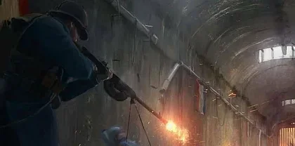 Francouzská armáda na artworku z akce Battlefield 1