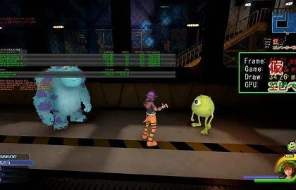 Unikly obrázky z Kingdom Hearts III ukazující svět filmu Příšerky s.r.o.