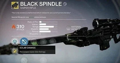 Dnes máte další šanci získat v Destiny sniperku Black Spindle