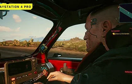 Ukázka PlayStation 4 verze akční RPG hry Cyberpunk 2077