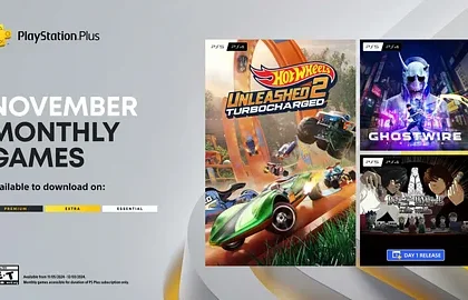 Předplatné PlayStation Plus Essential nabídne v listopadu hry Hot Wheels Unleashed 2 – Turbocharged a Ghostwire: Tokyo