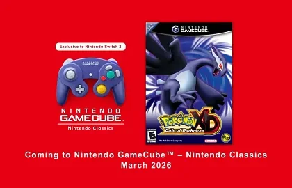 Do online předplatného na konzoli Nintendo Switch 2 se dostala hra Pokémon XD: Gale of Darkness