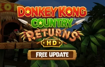 Plošinovka Donkey Kong Country Returns HD dostala nový update, přidává Dixie Kong a Switch 2 vylepšení