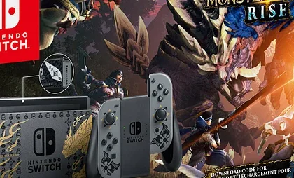 Oznámena limitovaná edice konzole Nintendo Switch inspirovaná hrou Monster Hunter Rise