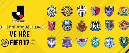 Ve hře FIFA 17 se objeví japonská liga