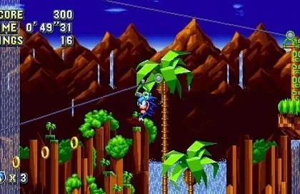 Nové záběry ze hry Sonic Mania ukazují úroveň Green Hill Zone Act 2