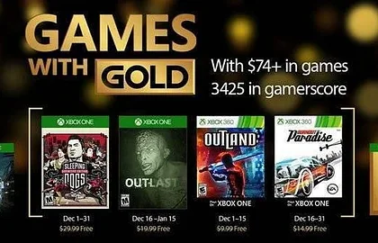 Oznámeny prosincové hry pro Zlaté členy na Xboxu