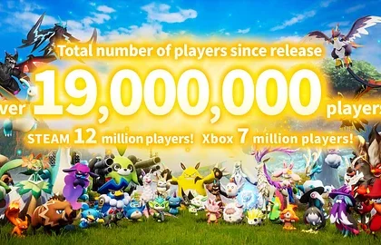 Hru Palworld si za dva týdny zahrálo přes 19 milionů hráčů