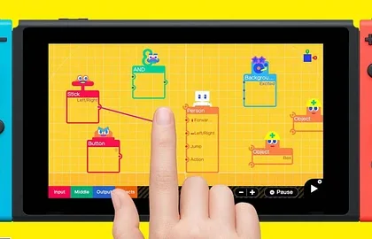 Nový pohled na Game Builder Garage pro Nintendo Switch