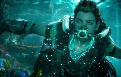 Záběry z nahrávání motion capture pro Horizon Forbidden West