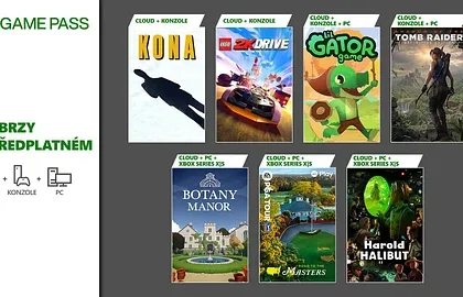 Do předplatného Xbox Game Pass míří LEGO 2K Drive, Shadow of the Tomb Raider i EA Sports PGA Tour