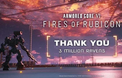 FromSoftware prodal 3 miliony kopií hry Armored Core VI: Fires of Rubicon 
