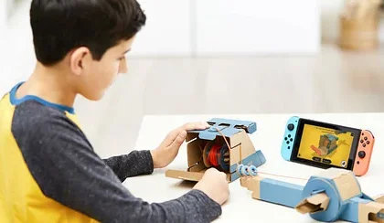 Hračky z kartonu obohatí hraní na konzoli Nintendo Switch