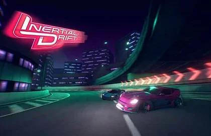 Oznámena arkádová závodní hra Inertial Drift