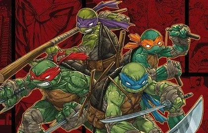 První artwork na Teenage Mutant Ninja Turtles: Mutants in Manhattan