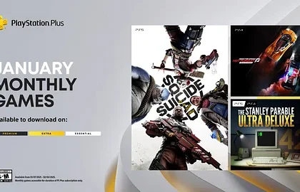 Předplatné PlayStation Plus Essential nabídne v lednu hry Suicide Squad: Kill the Justice League nebo Need for Speed Hot Pursuit Remastered