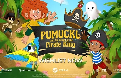 Oznámena logická dobrodružná hra Pumuckl and the Crown of the Pirate King