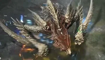 Souboj s bossem na videu z akce Diablo IV