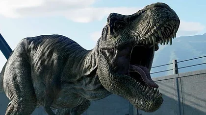 Pohled na dinosaury z Jurassic World Evolution