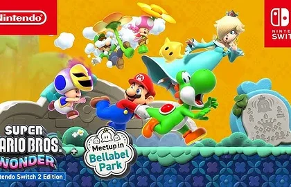 Super Mario Bros. Wonder – Nintendo Switch 2 Edition + Meetup in Bellabel Park vyjde koncem března