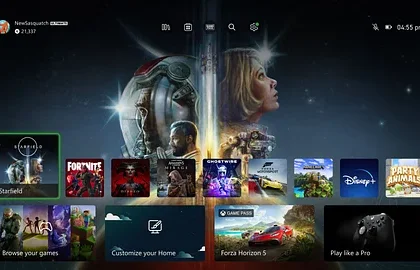 Konzole Xbox dostávají novou domovskou obrazovku