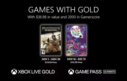 Představena nabídka Games with Gold na listopad