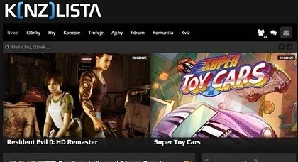 Novinky na Konzolista.cz po posledních updatech