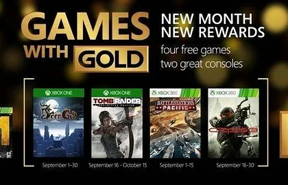 Microsoft oznámil zářijové hry pro Zlaté členy na konzolích Xbox