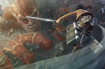 Spousta nových obrázků z akce Attack on Titan