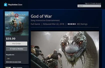 Zřejmě uniklo datum vydání pro God of War
