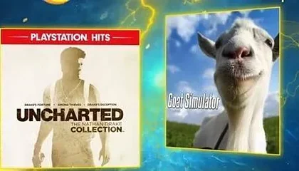 PlayStation Plus nabídne v lednu Uncharted kolekci a Goat Simulator