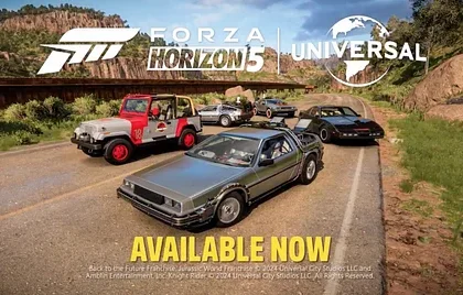 Forza Horizon 5 dostává balíčeks ikonickými filmovými auty