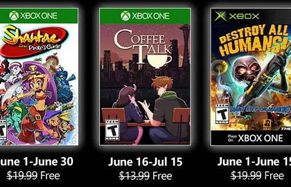 Oznámeny červnové hry pro Xbox Live Gold