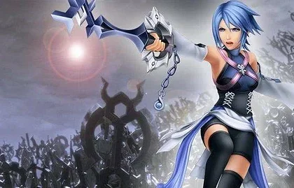 Obrázek z Kingdom Hearts HD 2.8 ukazuje město Daybreak