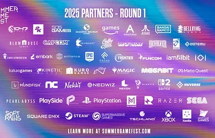 Oznámen seznam partnerů pro Summer Game Fest