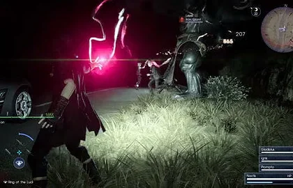 Final Fantasy XV - Death Spell gameplay video
