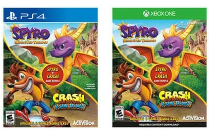 Activision chystá bundle kolekcí Spyro Reignited Trilogy a Crash Bandicoot N. Sane Trilogy