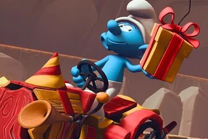 Oznámena závodní arkáda Smurfs Kart pro Nintendo Switch