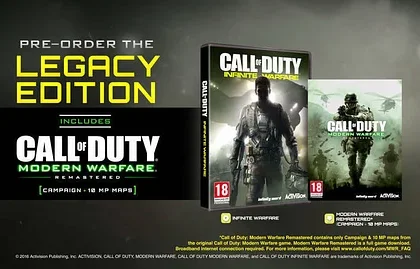 Oznámeny jednotlivé edice akční hry Call of Duty: Infinite Warfare