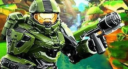 Záběry ze zrušené plošinovky Halo Megablok