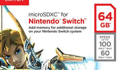 Nintendo uzavřelo partnerství s Western Digital na vydání paměťových karet pro Switch